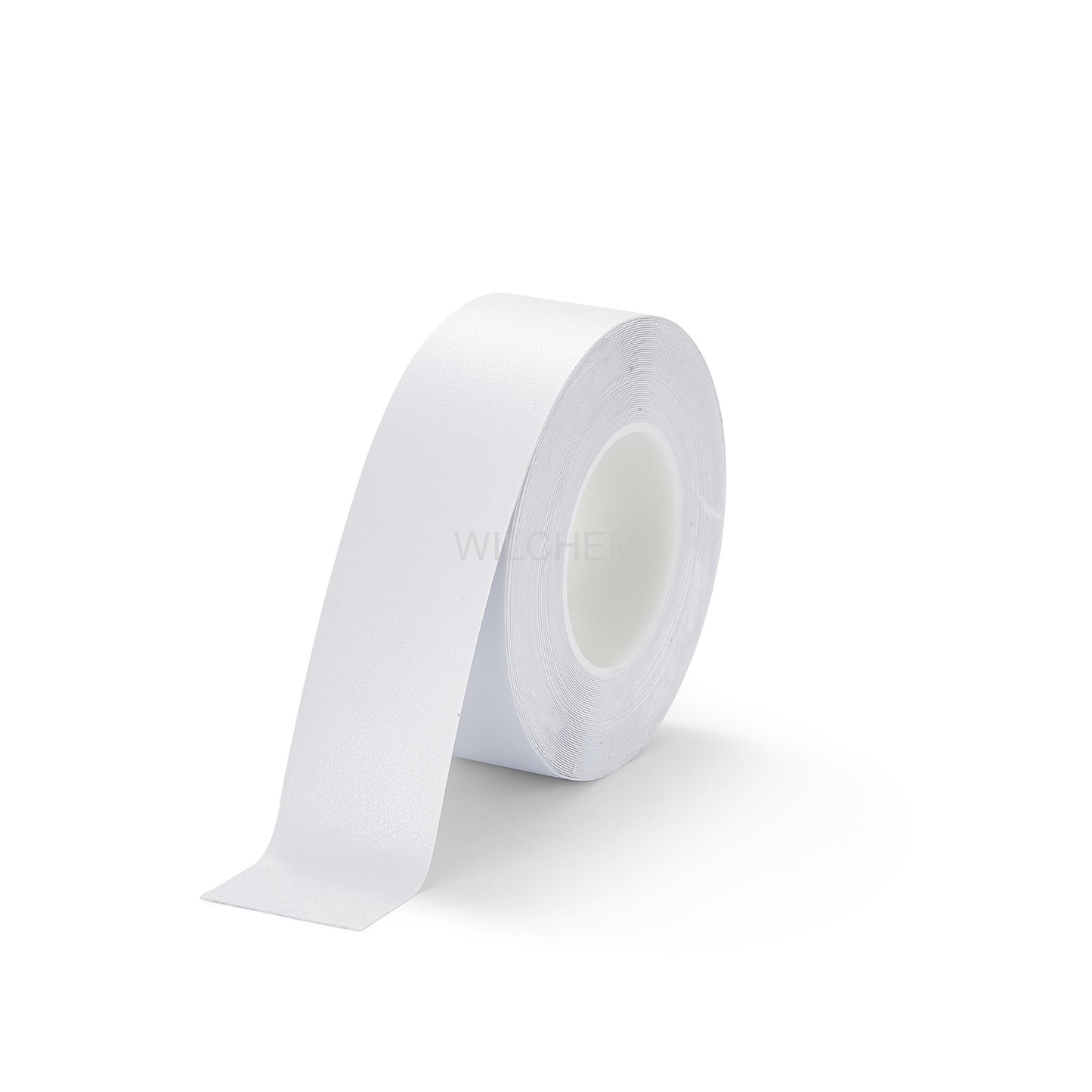 HESKINS RESILIENT NON-ABRASIVE ANTI-SLIP TAPE. This material is waterproof, and our adhesive will not break down in water easily. It is for showers, Boats, Stairs, Kitchens, Swimming Pools, and other marine applications.