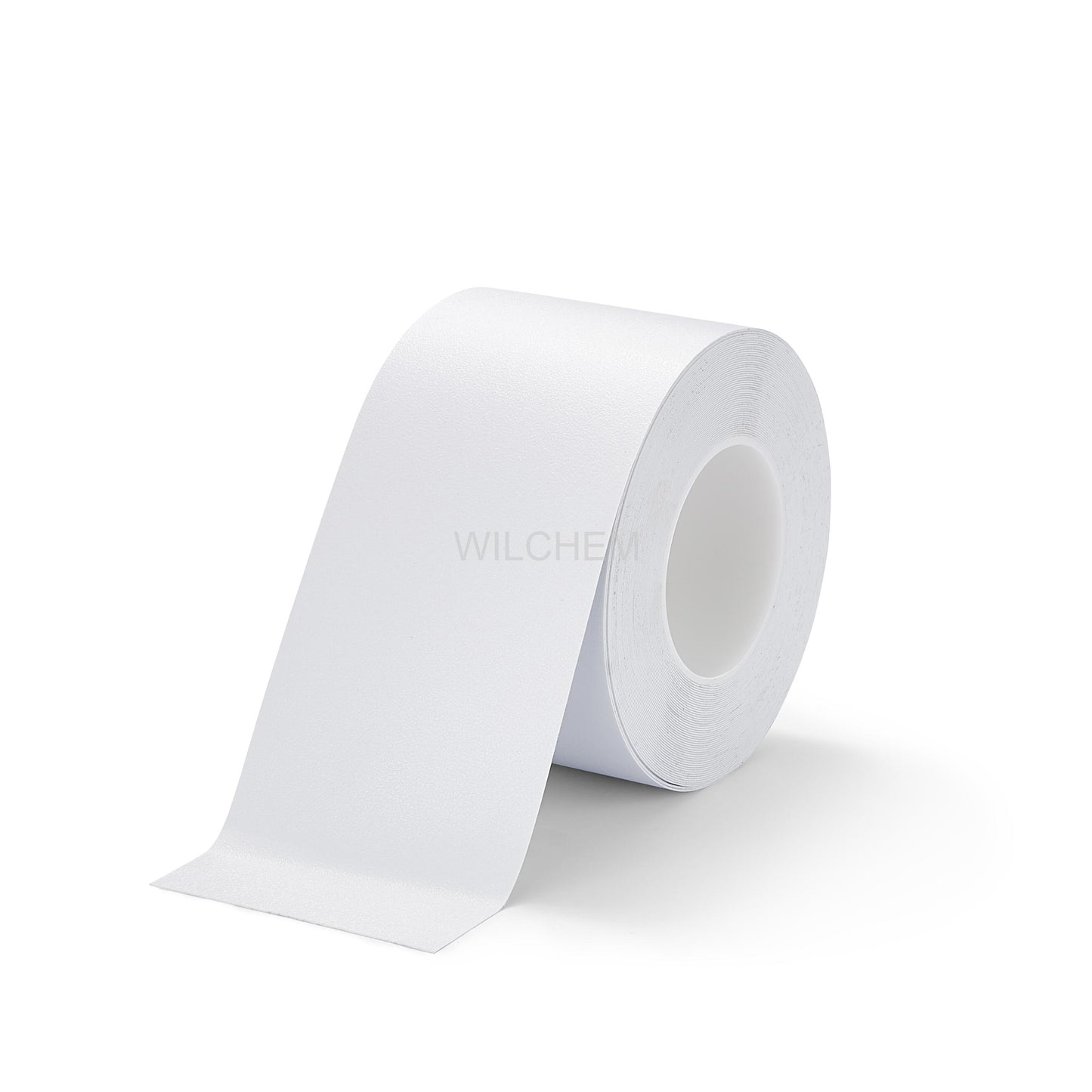 HESKINS RESILIENT NON-ABRASIVE ANTI-SLIP TAPE. This material is waterproof, and our adhesive will not break down in water easily. It is for showers, Boats, Stairs, Kitchens, Swimming Pools, and other marine applications.