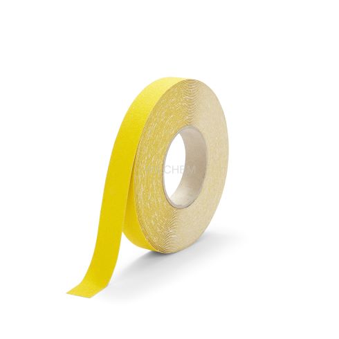 HESKIN SAFETY GRIP AVAILABLE IN VARIOUS COLORS. The surface is made of 60-grit aluminum oxide, suitable for internal and external applications. It is water-resistant and comes in rolls ranging from 1″ to 46″.