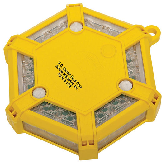 H.D. Classic Road Flare Amber & Red LEDs Battery