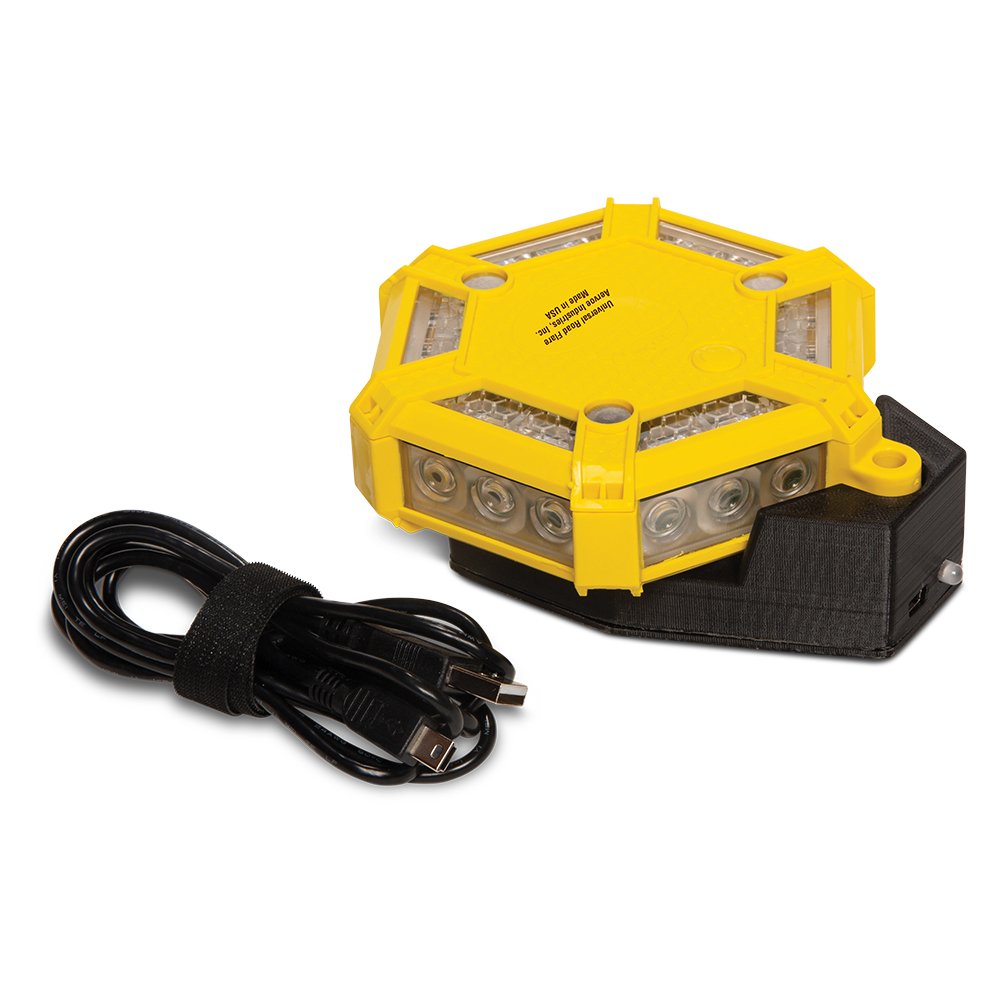 Universal Road Flare Amber Or Red LED’s Rechargeable