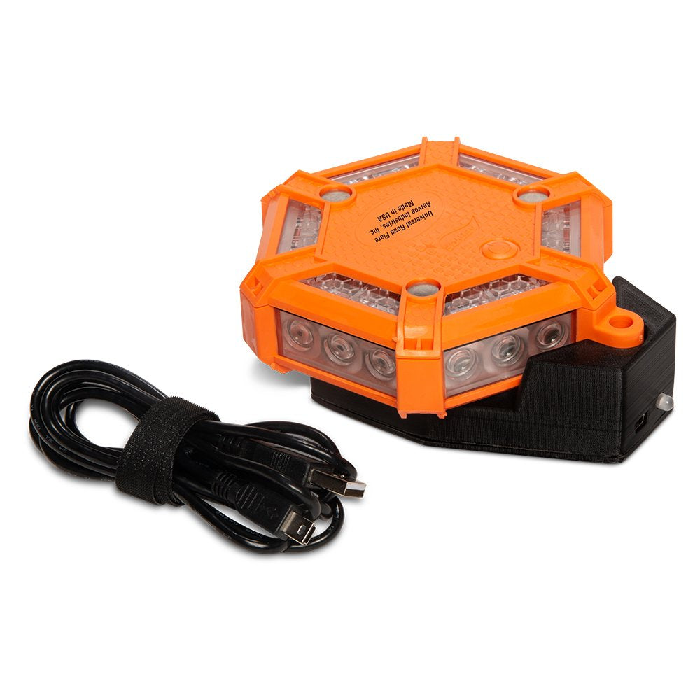 Universal Road Flare Amber Or Red LED’s Rechargeable
