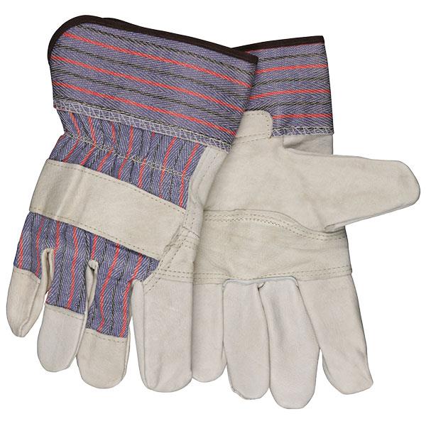 Economy Grain Leather Leather Palm Work Gloves