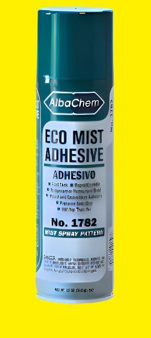 AlbaChem Eco-Mist. All-purpose pressure-sensitive textile adhesive.