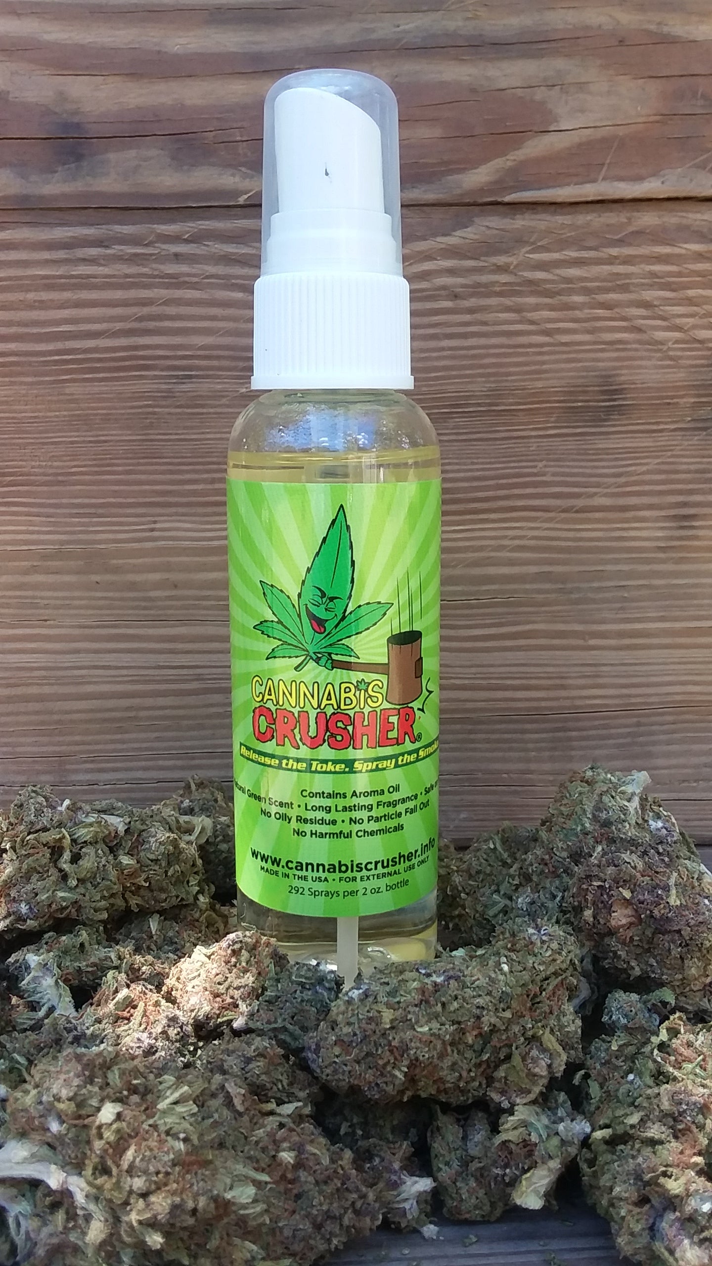 Cannabis Crusher Air Freshener Spray