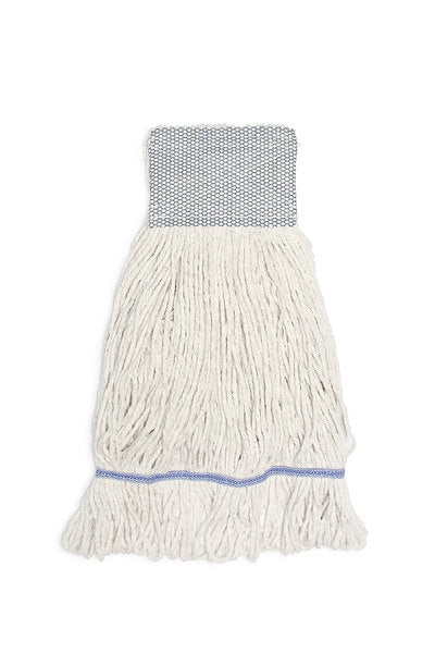 Carolina Mop LOOPED-END MOP 4 PLY ANTIMICROBICAL NATURAL is a premium blend yarn with an antimicrobial addition that fights against germs, bacteria, mold, and yeast - preserving the mophead's long-term durability