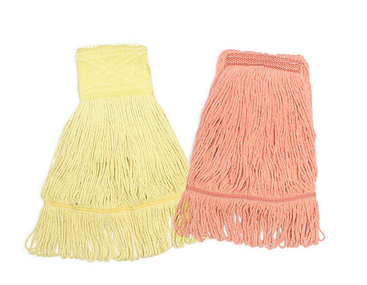 Carolina Mop LOOPOED-END MOP 4PLY PREMIUM COLORS is the perfect choice for heavy-duty applications. Constructed with a blend of premium synthetic fiber.