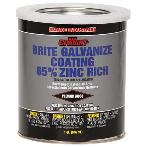 Brite Galvanize Coating 65% Zinc Rich Low VOC Available
