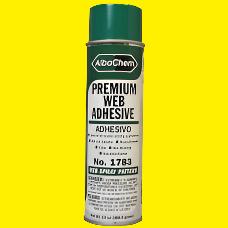  AlbaChem Premium Web Adhesive is used to provide a tack to screen printing 