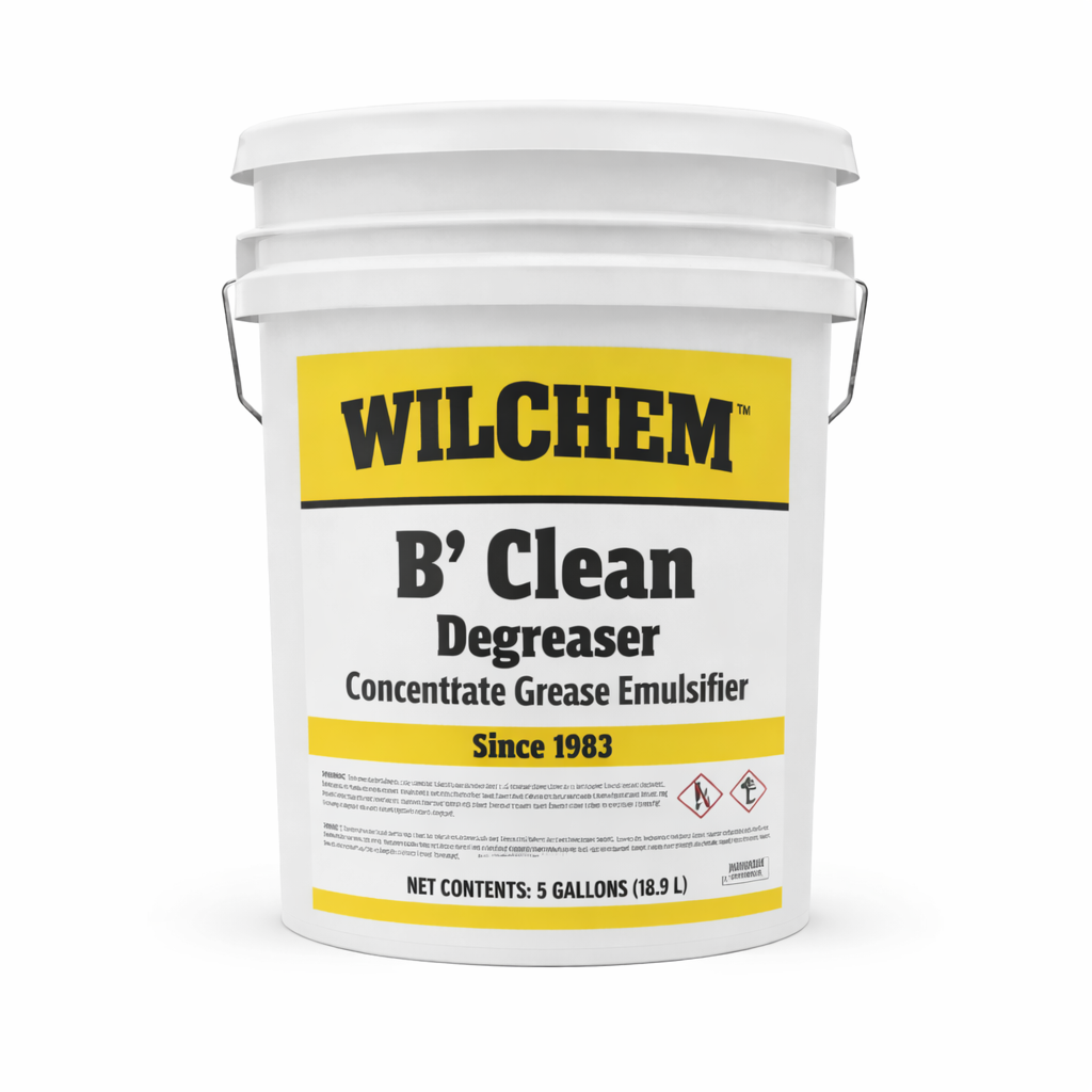 B' Clean Degreaser Concentrate Grease Emulsifier