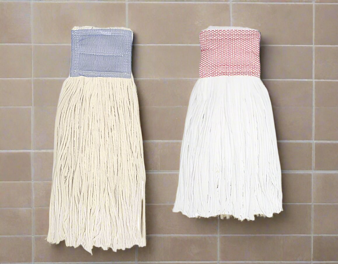 Carolina MOP WIDE BAND CUT-ENDC Mop is a reliable and economical cleaning solution. It features a narrow band design and "true" weight to suit any cleaning task. 