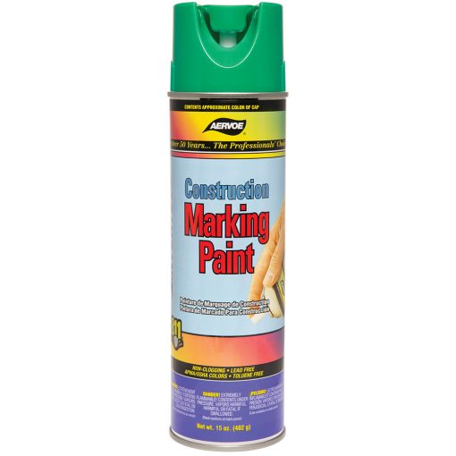 Construction Marking Paint Inverted Spray Through Cap