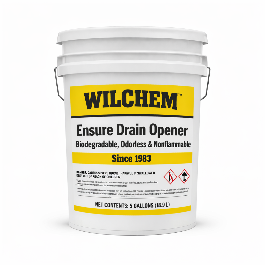 Ensure Caustic Drain Opener  Biodegradable Odorless & Nonflammable