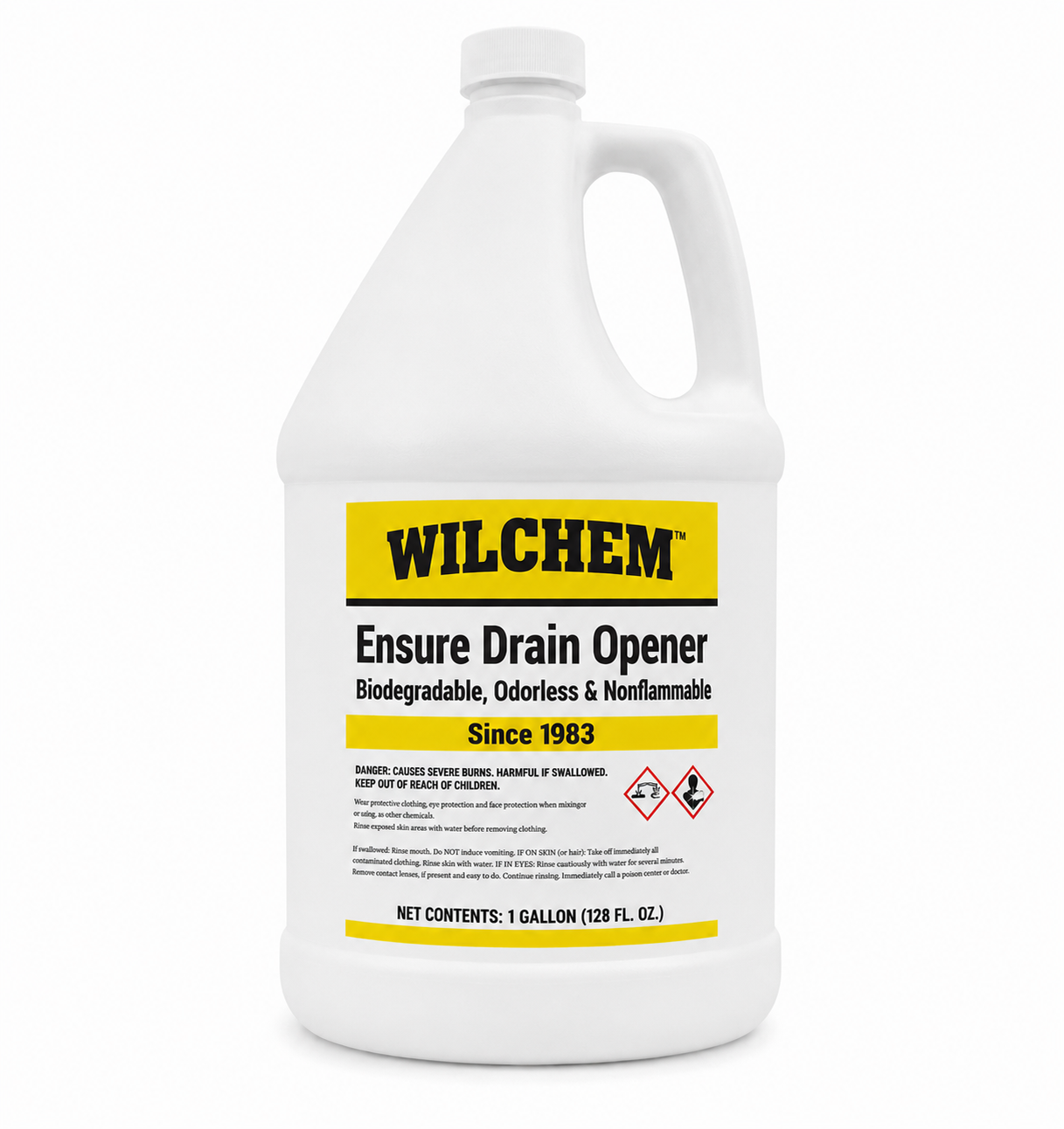 Ensure Caustic Drain Opener  Biodegradable Odorless & Nonflammable