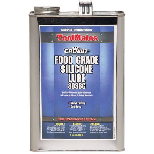 Food Grade Silicone Lube Aerosol & Gallons