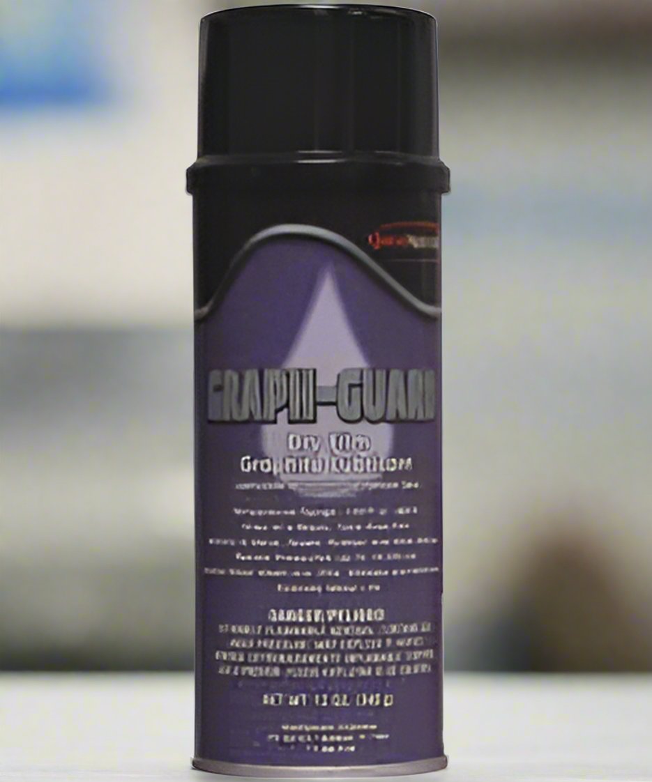 Questspecialty GRAPH GUARD Dry Film Graphite Lubricant, It forms a solid bond to metal and will not wipe off easily.