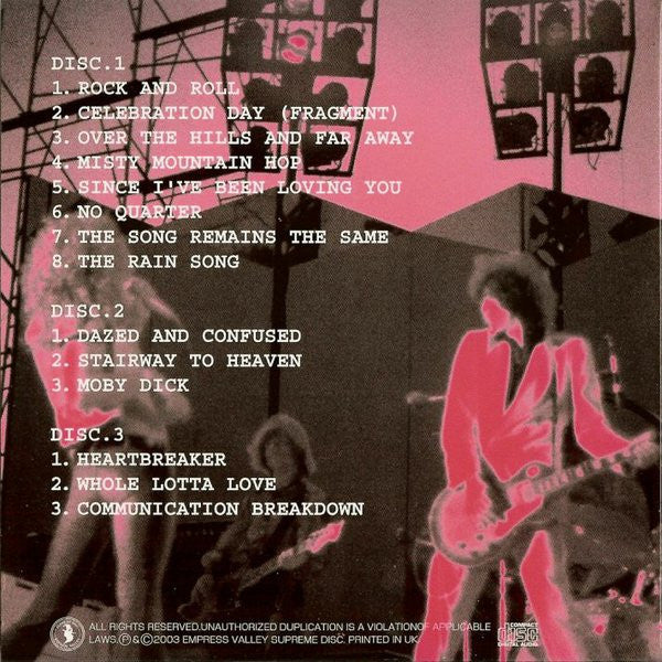 God Save The Queen 1971, 928 SBD 5-CD Box Empress Valley Supreme Disc Out Of Print
