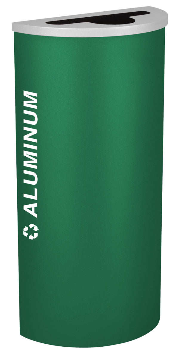 Classic Kaleidoscope 8-Gallon Half-Round Receptacle
