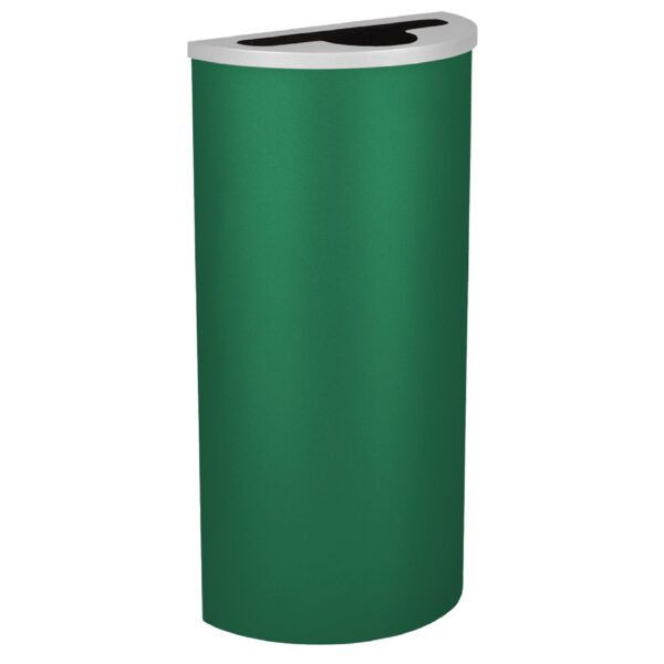 Classic Kaleidoscope 8-Gallon Half-Round Receptacle