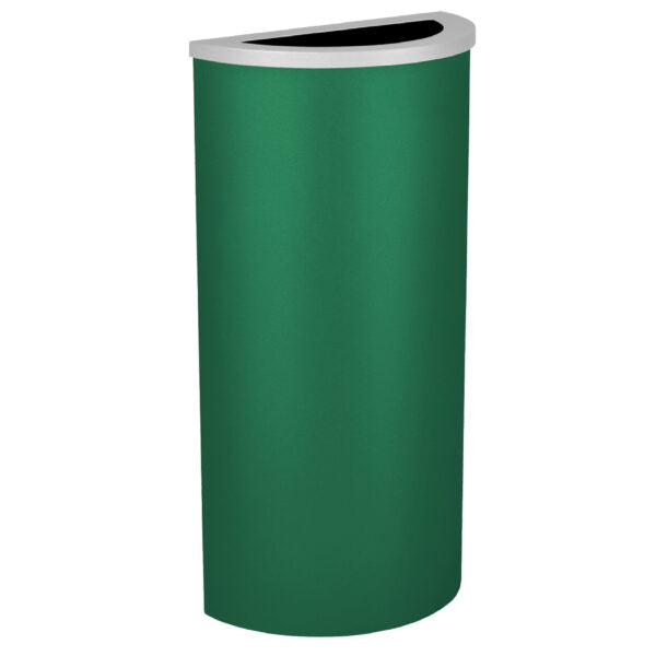 Classic Kaleidoscope 8-Gallon Half-Round Receptacle