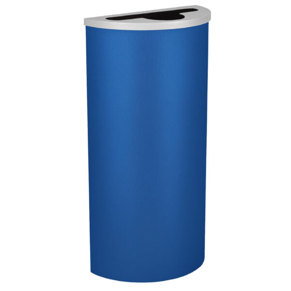 Classic Kaleidoscope 8-Gallon Half-Round Receptacle