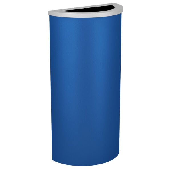 Classic Kaleidoscope 8-Gallon Half-Round Receptacle