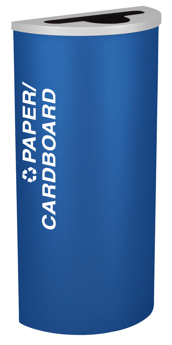Classic Kaleidoscope 8-Gallon Half-Round Receptacle