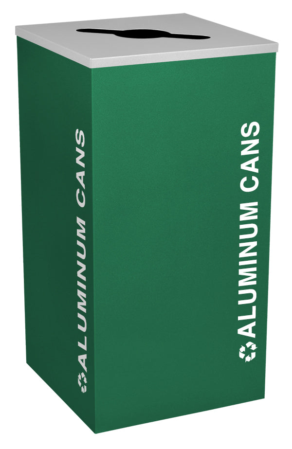 Classic Kaleidoscope 24-Gallon Square Receptacle