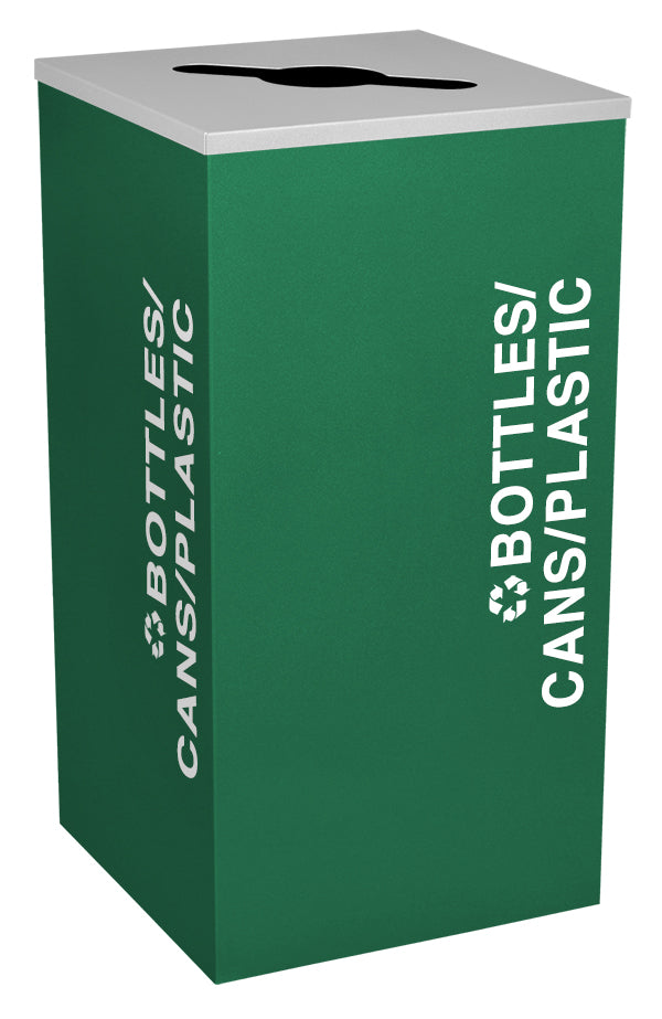 Classic Kaleidoscope 24-Gallon Square Receptacle
