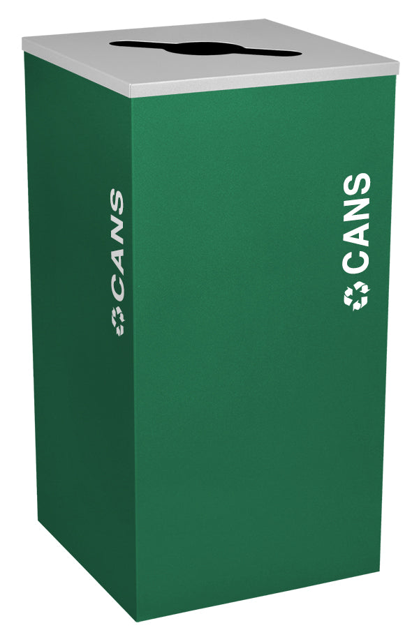 Classic Kaleidoscope 24-Gallon Square Receptacle
