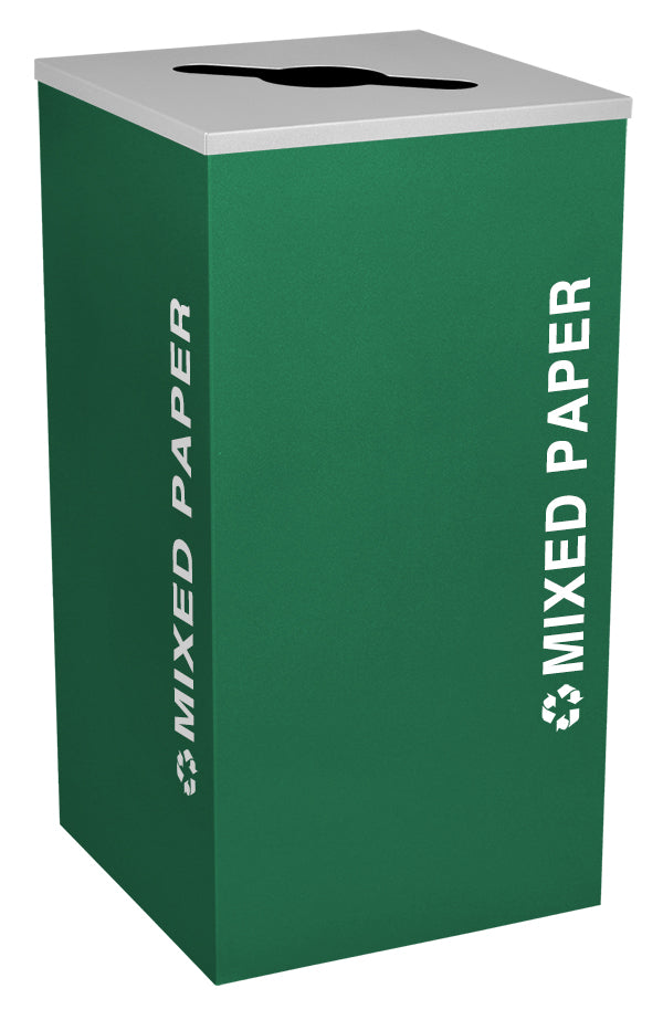 Classic Kaleidoscope 24-Gallon Square Receptacle
