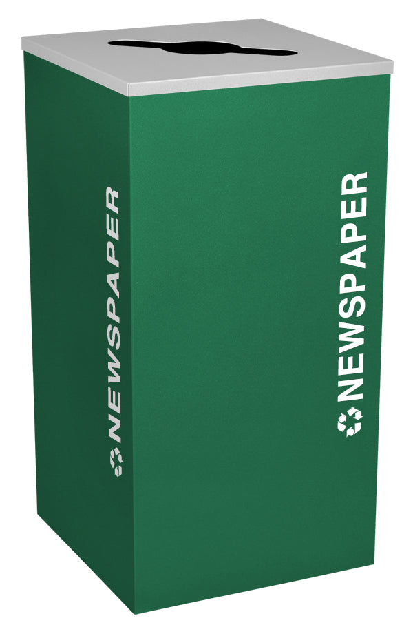 Classic Kaleidoscope 24-Gallon Square Receptacle