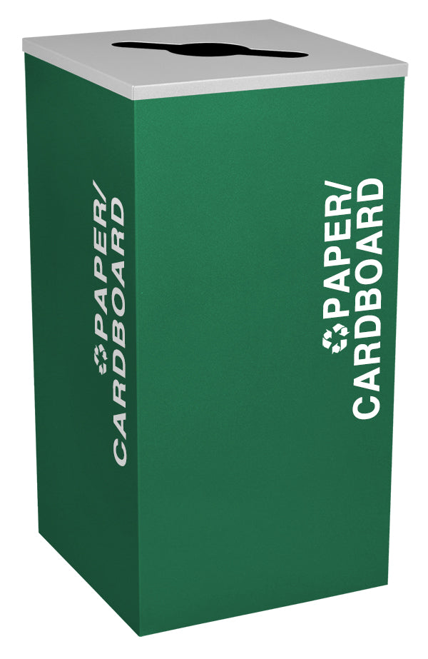 Classic Kaleidoscope 24-Gallon Square Receptacle