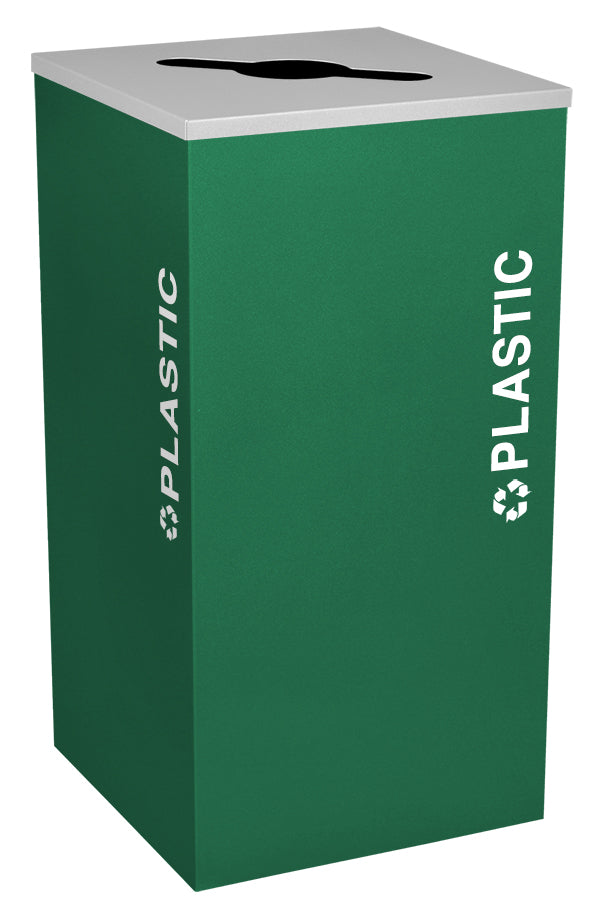 Classic Kaleidoscope 24-Gallon Square Receptacle