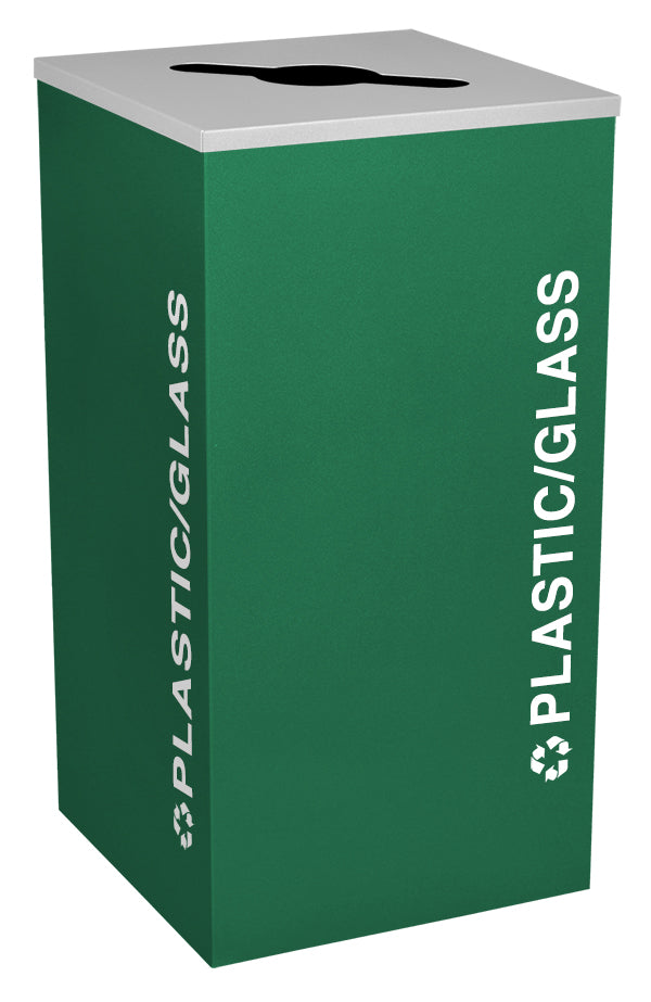 Classic Kaleidoscope 24-Gallon Square Receptacle