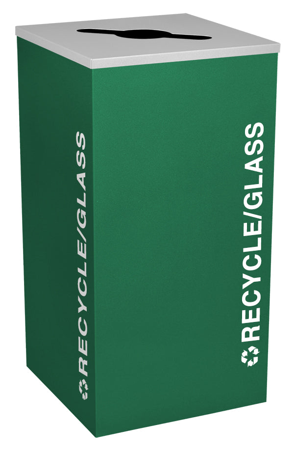 Classic Kaleidoscope 24-Gallon Square Receptacle