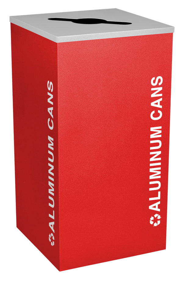 Classic Kaleidoscope 24-Gallon Square Receptacle