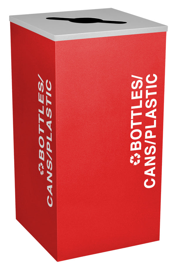 Classic Kaleidoscope 24-Gallon Square Receptacle