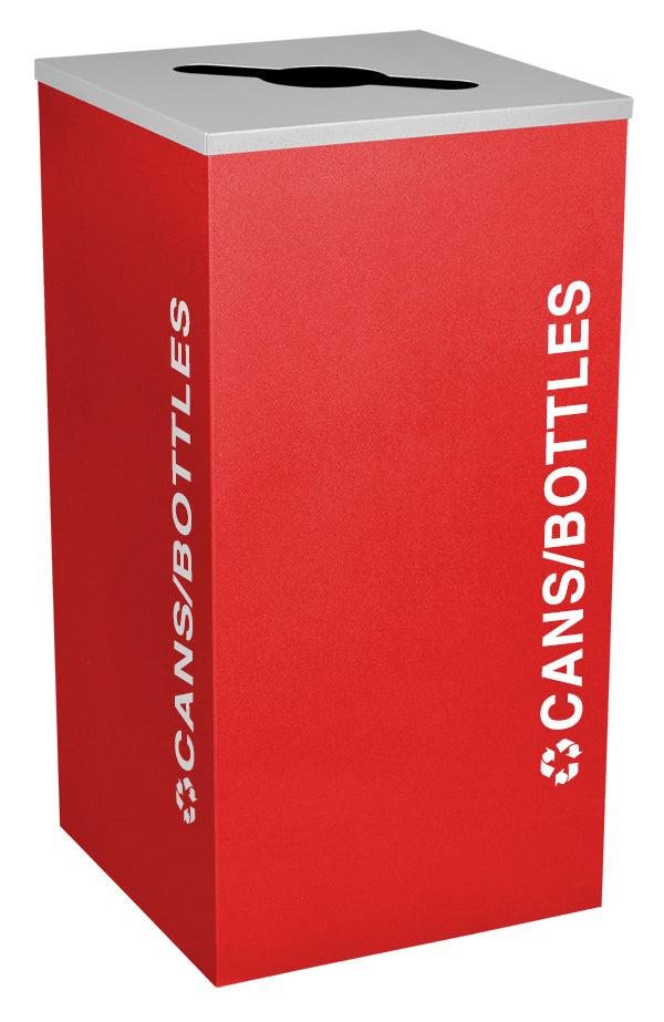 Classic Kaleidoscope 24-Gallon Square Receptacle