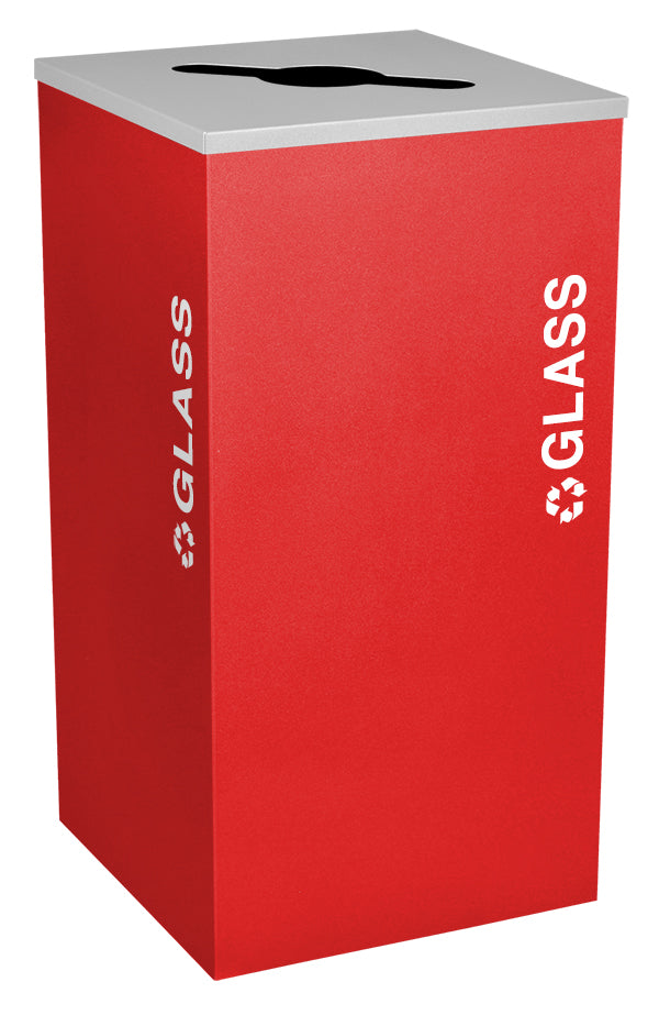 Classic Kaleidoscope 24-Gallon Square Receptacle
