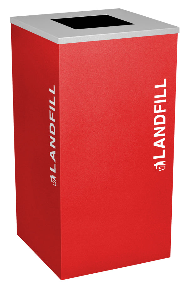 Classic Kaleidoscope 24-Gallon Square Receptacle