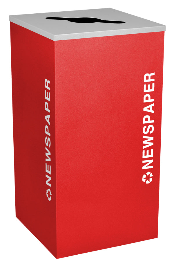Classic Kaleidoscope 24-Gallon Square Receptacle