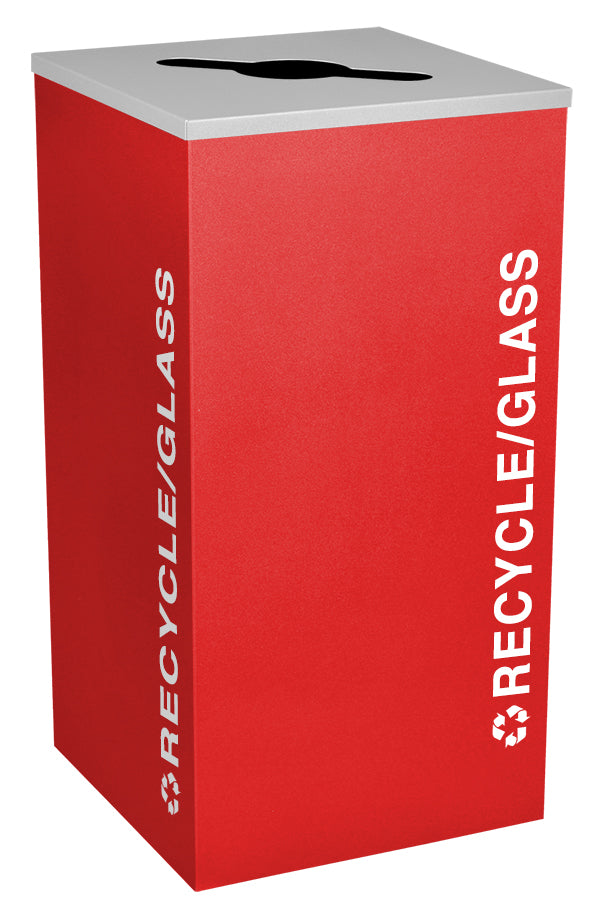 Classic Kaleidoscope 24-Gallon Square Receptacle