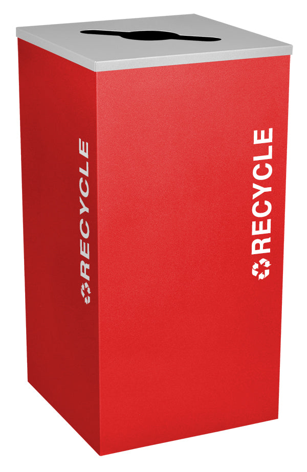 Classic Kaleidoscope 24-Gallon Square Receptacle