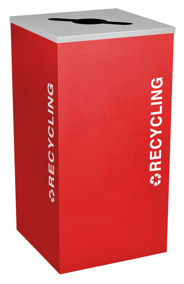 Classic Kaleidoscope 24-Gallon Square Receptacle
