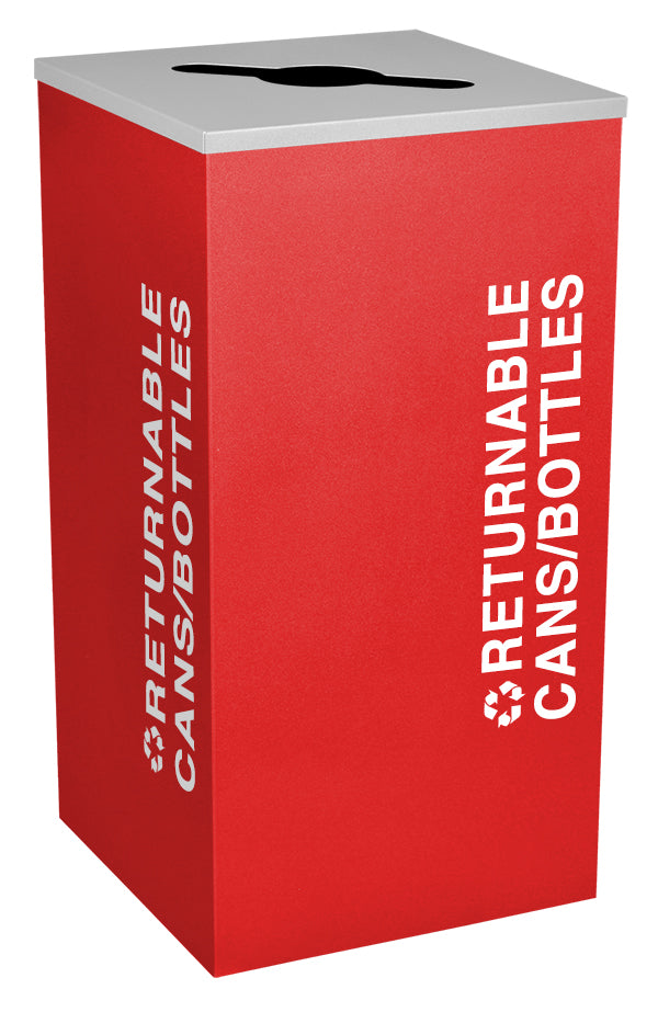 Classic Kaleidoscope 24-Gallon Square Receptacle