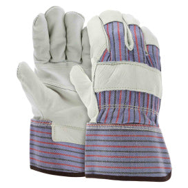 Economy Grain Leather Leather Palm Work Gloves