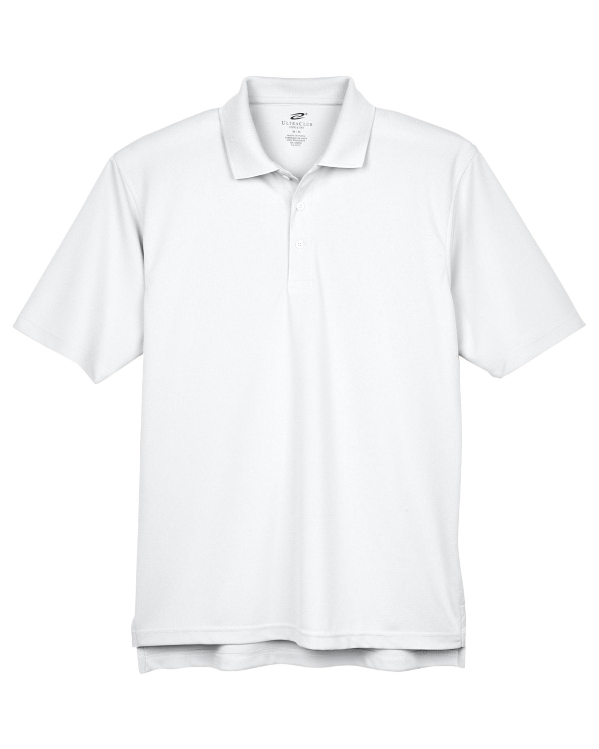 Empress Valley Embroidered Logo White Polo Short Sleeve Shirt