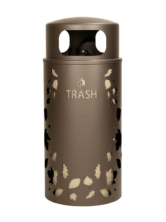 Nature Series Leaves "Trash" Receptacle