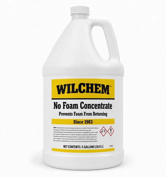No Foam Concentrate Prevents Foam From Returning